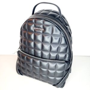 Michael Kors 'Sheila' Quilted Black Backpack
